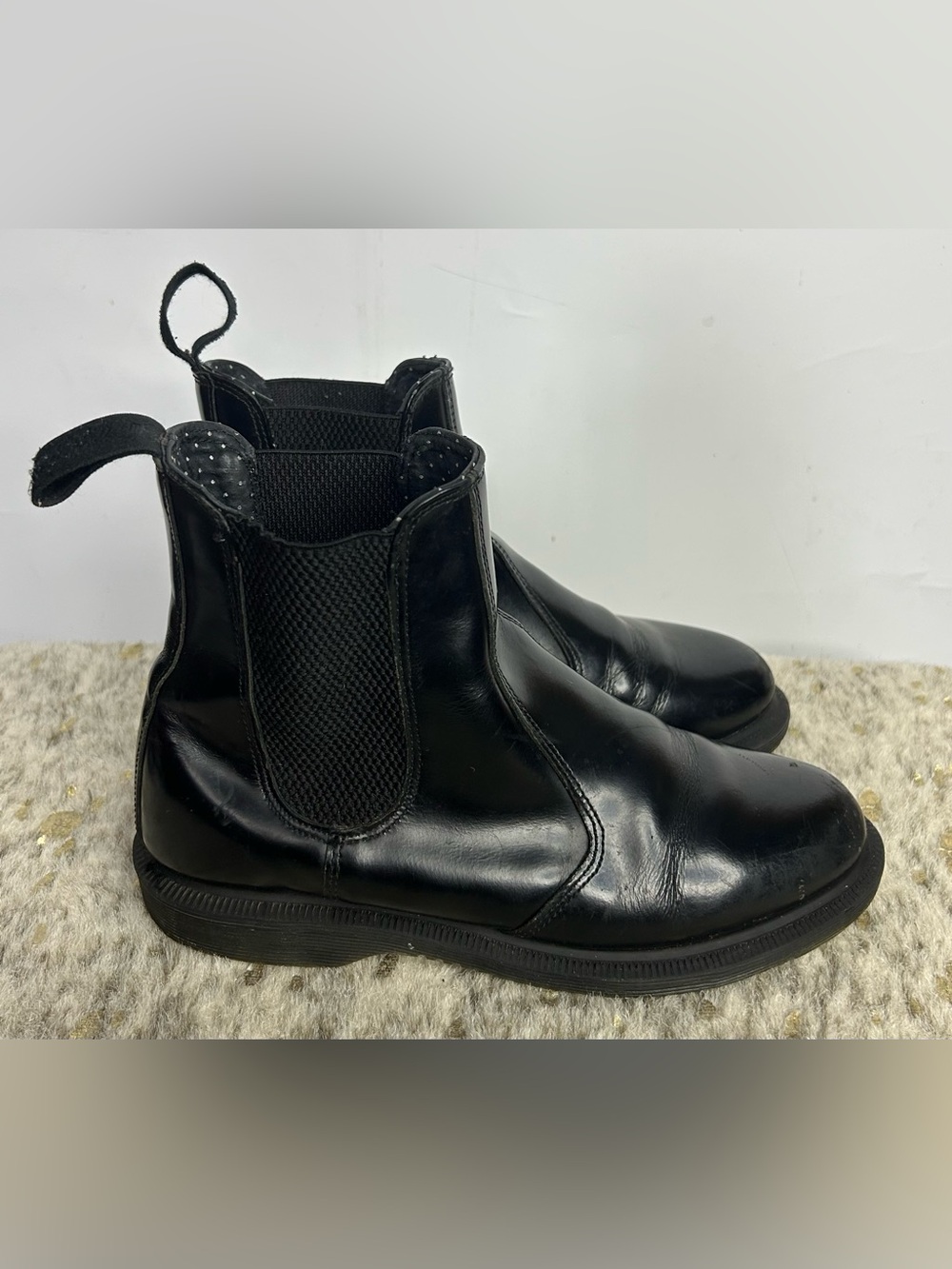 Dr. Marten Vintage Flora Black Boots Women's Size 6 - Picture 4 of 15